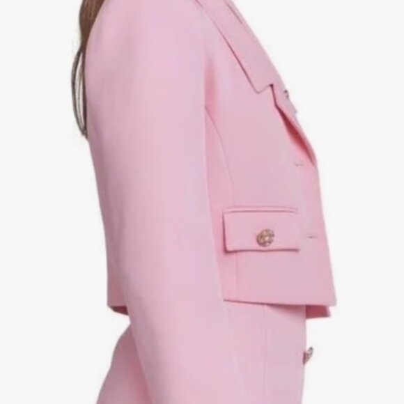 Endless Rose Set - Pink Mini Dress with Matching Crop Blazer - Picture 5 of 9